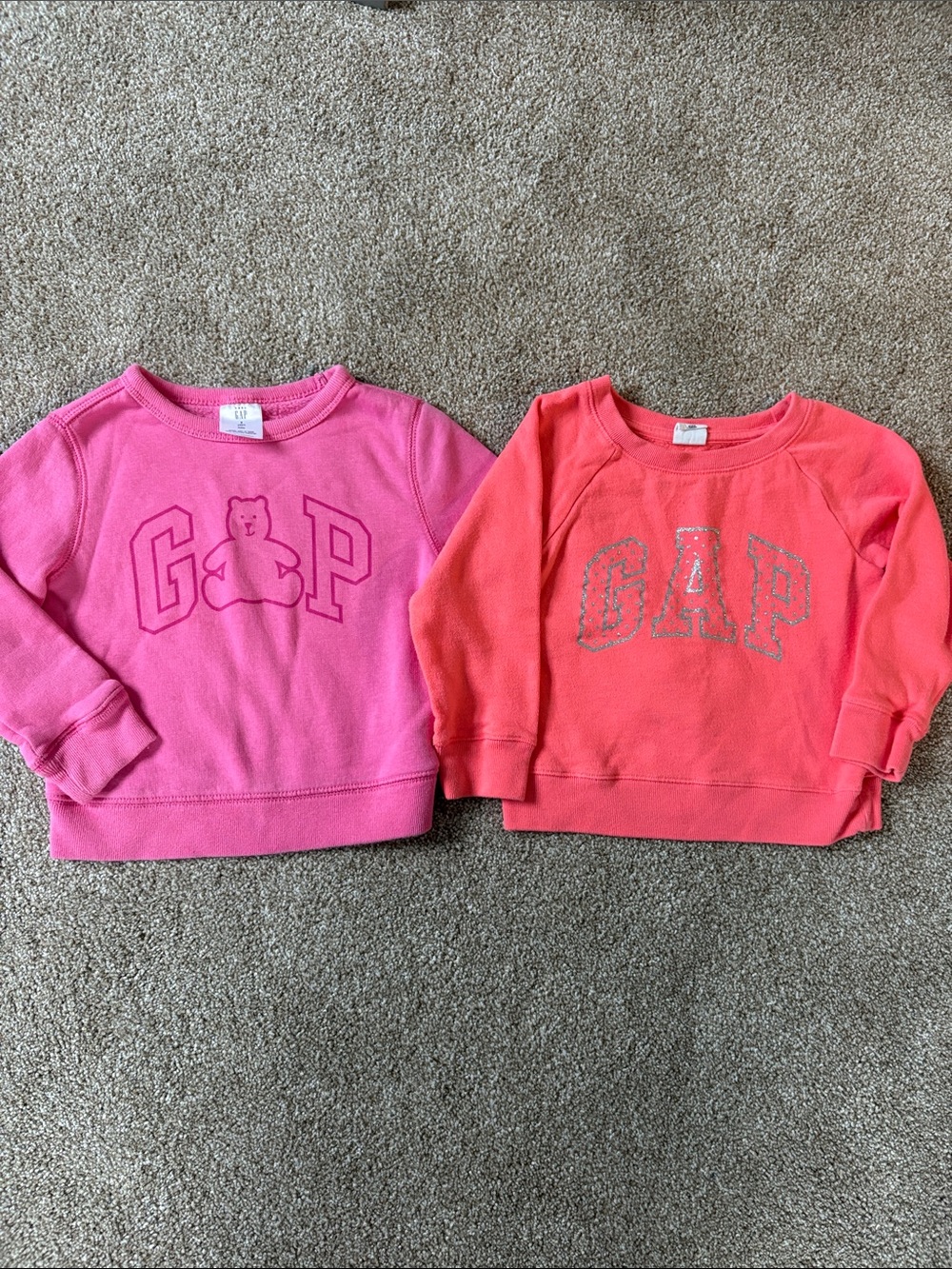 2T GAP Kids Crew Neck Sweatshirts